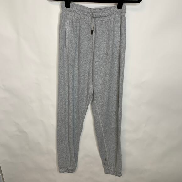 Topshop Gray Fleece Sweatpant Joggers Sz 6 - Picture 2 of 8